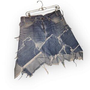 Custom LEVI denim skirt